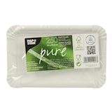 thumbnail of PAPSTAR 1000 Teller, Pappe "pure" eckig 11 cm x 17,5 cm weiss