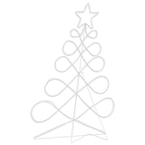 thumbnail of vidaXL Lichterbaum in Weihnachtsbaumform Mehrfarbig 80 x 56 cm PVC
