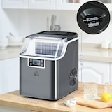 thumbnail of HOMCOM Macchina per Ghiaccio 20kg in 24 Ore Autopulente Nero