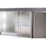 thumbnail of Armario calefactor KBS 1400x700x850 mm con puertas correderas y de techo, calefacción por aire circulante