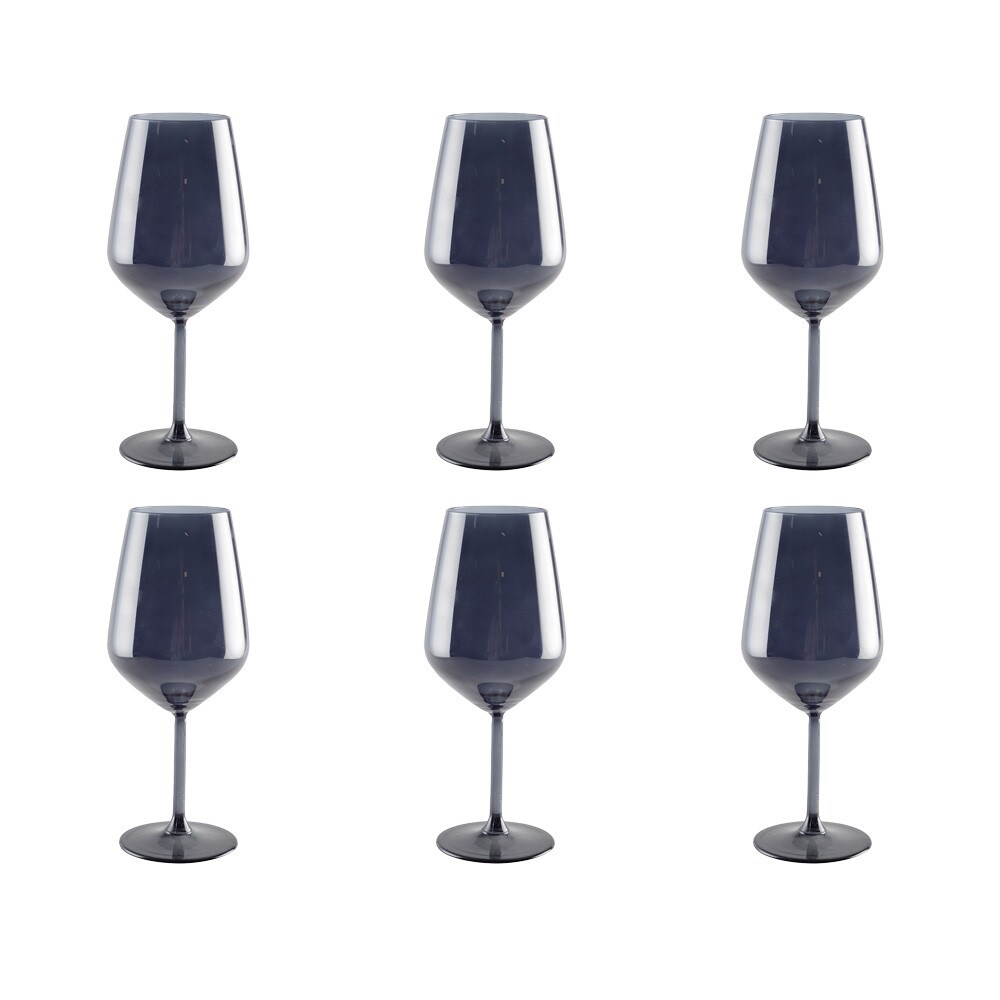 Verres à vin noir - lot de 6