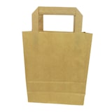 thumbnail of 500 Tragetaschen braun S 18 cm x 8 cm x 22 cm mit Tragegriff
