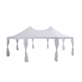 thumbnail of METRO PROFESSIONAL Feesttent met zijwand Milano, staal/polyester, 6.8 x 5 m, waterafstotend, wit