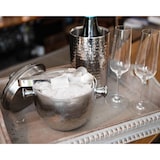 thumbnail of Flaschenkühler Nebraska, Edelstahl gehämmert hochglanzpoliert, doppelwandig, Höhe 20 cm, ø 12 cm