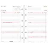 thumbnail of Chronoplan 50616 Wochenplan, Mini, 2026, Weiß, 79 x 125 mm, Inhalt: 59 Blätter / 1 Stück