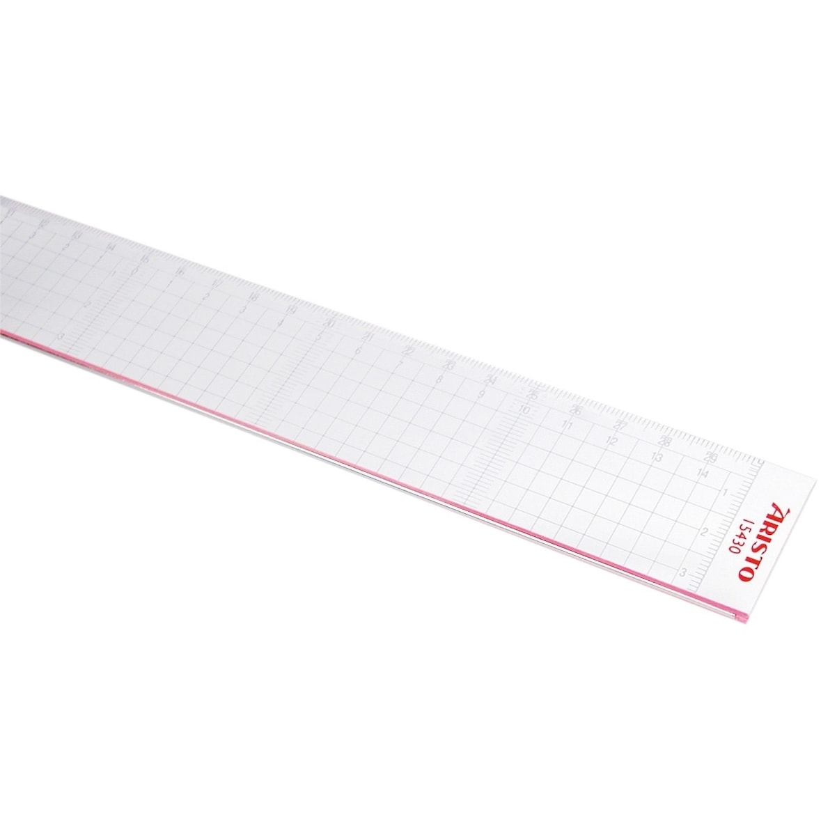 Schneidelineal 30cm Acryl transparent Packung mit 50 Stück