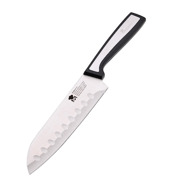 Masterpro - Faca Santoku afiada de 17,5 cm em aço inoxidável