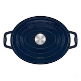 thumbnail of La Fonderie 1890 ronde braadpan ALMA36 van geëmailleerd gietijzer, diameter 36 cm, inhoud 7,7 L, marineblauw