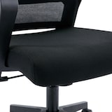 thumbnail of ZIK Cadeira de escritório giratória regulável em altura com apoio lombar e apoios de braços - Preta