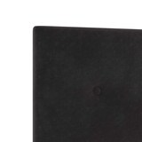 thumbnail of vidaXL LED Kopfteil mit LED-Lichtleisten Schwarz 80 cm Polyester