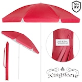 thumbnail of Kingsleeve Sonnenschirm 180cm rot wasserabweisend