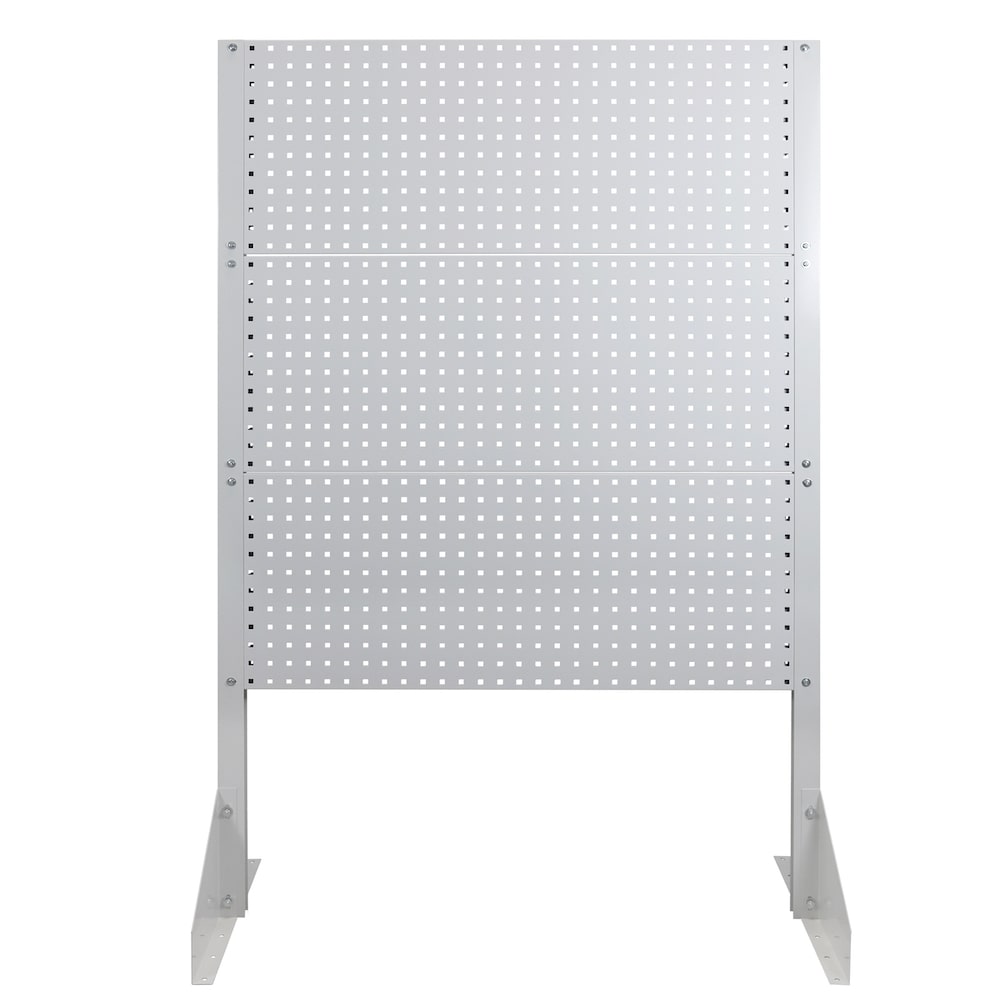 PROREGAL Werkzeugwand mit 3 Lochplatten | HxBxT 171x106,5x73cm | Lichtgrau