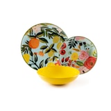 thumbnail of Excelsa vajilla de 18 piezas Fiori Frida de porcelana multicolor