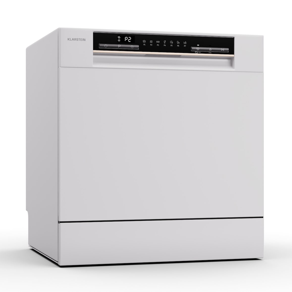 Amazonia Eco 8 Geschirrspülmaschine Weiß / Silber-Metallic