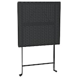 thumbnail of vidaXL 3-tlg. Bistro-Set Klappbar Schwarz Poly Rattan