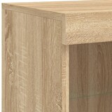 thumbnail of vidaXL Sideboard mit LED-Leuchten Sonoma-Eiche 81x37x100 cm