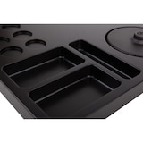 thumbnail of Willkommenstablett SUPREME Schwarz-Braun mit STAR Wasserkocher 0,5 L Edelstahl Begrüßungstablett Kaffeestation Teestation Gästetablett Kaffeetablett