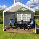 thumbnail of Relaxdays Seitenwände für Pavillon, 2er Set, HxB 2x3 m, Pavillonwand mit Fenster, wasserdicht, Seitenteile, grau