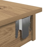thumbnail of Table de bar murale chêne artisanal bois d'ingénierie Modèle Boréal Panorama Design