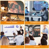 thumbnail of HOMCOM Telo Proiettore 100" con Treppiede 235.8x8x136 cm Nero