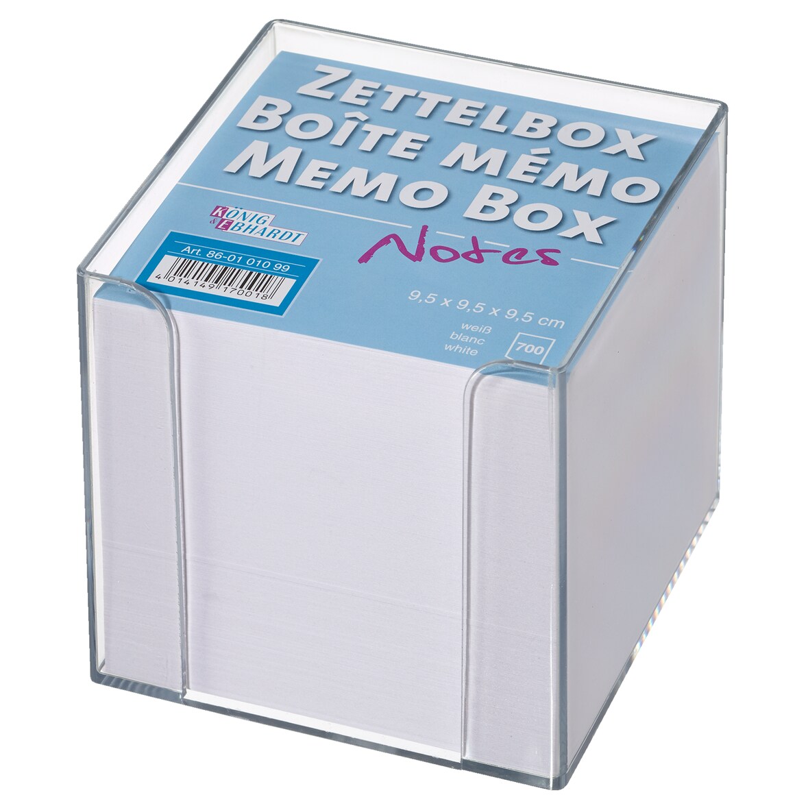 König & Ebhardt Zettelbox weiß 700 Stück