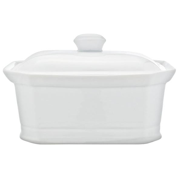 COSY & TRENDY Terrine avec couvercle porcelaine blanc 1 litre