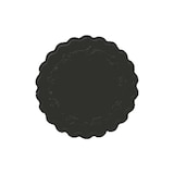 thumbnail of Untersetzer rund schwarz - 9cm - x250 - DUNI