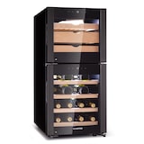 thumbnail of Klarstein El Dorado 89 Käse & Weinkühlschrank 2 Zonen Touch 89L LED Schwarz