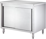 thumbnail of vaiotec werktafel met kast / 2 schuifdeuren, 1600 x 600 mm