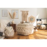 thumbnail of Pouf Coralia 100 Natural 50cm x 50cm