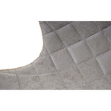 thumbnail of Conjunto de 2 bancos de bar HWC-E55, banco de bar, banco de balcão, suportes dourados vintage ~ imitação de pele de camurça cinzenta