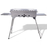 thumbnail of Mangal Khan Edelstahl Schaschlik Grill mit Grillrost