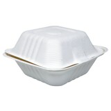 thumbnail of Menübox Burger Boxen Hamburgerboxen Bagasse Burgerboxen 13,2x13,2x4,2 cm  500 Stück