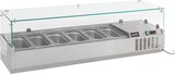 thumbnail of Aufsatzvitrine Albon | 1/3 GNx9 | HxBxT 43,5x200x39,5cm | + CHEFGASTRO Geschirrtuch