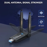 thumbnail of Chiavetta Usb Wifi 5 1300mbps E Bluetooth 5.0 Plug And Play Windows Mac Mu-mimo