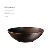thumbnail of MÄSER Schüssel 24 cm  2er Set, METALLIC BRONZE, 581294