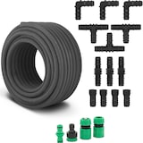 thumbnail of hillvert Tropfschlauch - 30 m - mit Hahnstück, Tülle und verschiedenen Verbindungen