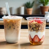 thumbnail of 400x  rPET U Form Clear Cup, Bubble tea Smoothie Becher 350ml (12oz), Ø 95mm