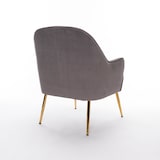 thumbnail of Home Nature Wohnkonzept Sessel Grau Wohnzimmer Loungesessel Relaxsessel Einzelsessel Gepolsterte Lounge-Sofas Accent Chair