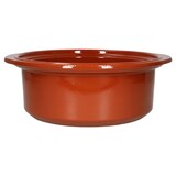 thumbnail of 2er Set Ton-Topf + Deckel 1,6L Mediterran Cocotte Kochtopf Schmortopf Mittelalter