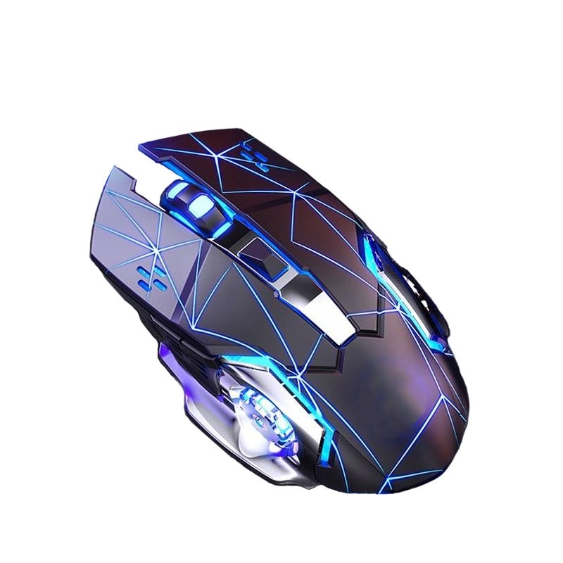Souris Gaming Silencieuse Rechargeable Sans Fil 2.4GHz 1600DPI 3 Modes Ajustables YONIS
