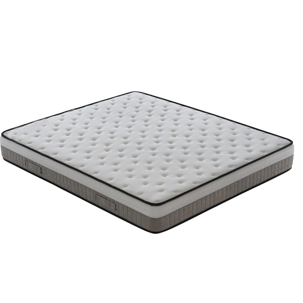 MaterassieDoghe - Materasso 200x200 Memory Foam - Alto 22 cm - Alta densità - Elastico e indeformabile - Ortopedico