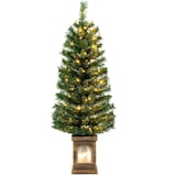 thumbnail of COSTWAY Albero di Natale Artificiale 120 cm con Illuminazione, Albero di Natale in Vaso, Albero di Natale in Vaso per Ingresso