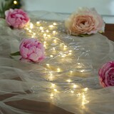 thumbnail of LED Tischläufer 50 warmweiße LED Weihnachtsdeko Draht-Tischläufer L:1m