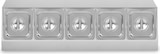 thumbnail of Contenedor de ingredientes VERTES 5 x 1/6 GN acero inox, 100 mm, higiénico, resistente, -40° a 300 °C, para gastronomía y baño maría