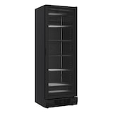 thumbnail of Chefgastro Tiefkühlschrank 1 Glastür Schwarz 382L HxBxT 187,5x64x67cm, Freistehend