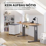 thumbnail of bümö Rollcontainer mit Schubladen, Container abschließbar aus Holz in weiss - Rollwagen für's Büro als Schreibtisch Unterschrank, Bürocontainer od.