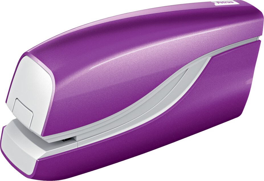 Grapadora Petrus contactless mod. E-310 (Alimentación 4 pilas 1,5V no incluidas), violeta metalizado