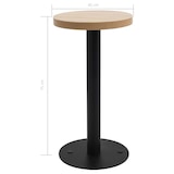 thumbnail of vidaXL Bistrotisch Hellbraun 40 cm MDF
