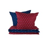 thumbnail of Schiesser Bettwäscheset Nahla - Feinbiber - 2-teilig - 135 x 200 cm - Rost-Dunkelblau